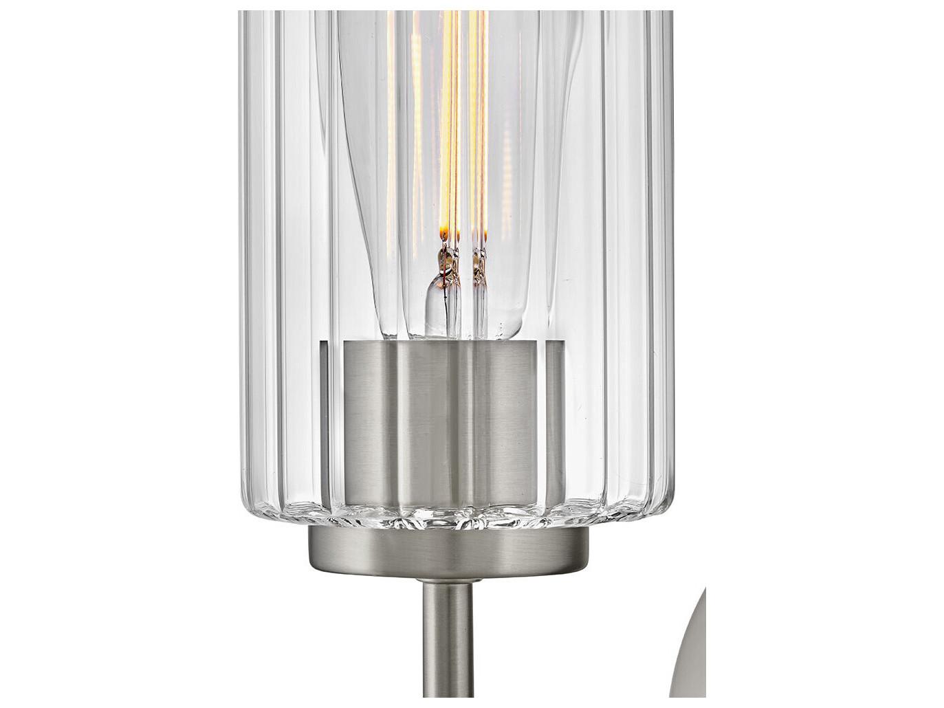 Lark Living Leta 1-Light Brushed Nickel Wall Sconce