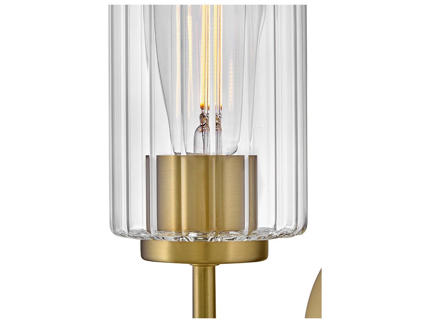 Lark Living Leta 1-Light Lacquered Brass Wall Sconce