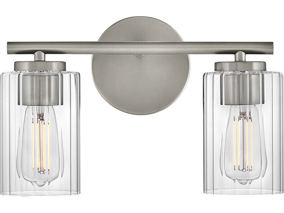 Lark Living Leta 2-Light Brushed Nickel Vanity Light