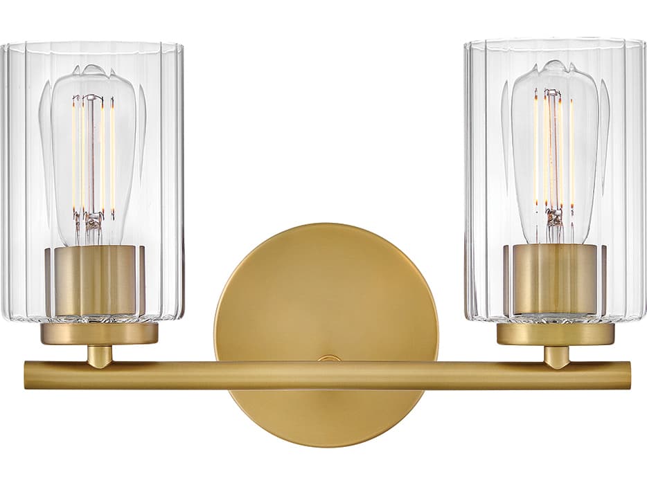 Lark Living Leta 2-Light Lacquered Brass Vanity Light