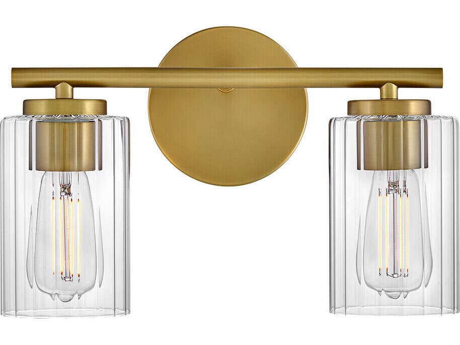 Lark Living Leta 2-Light Lacquered Brass Vanity Light