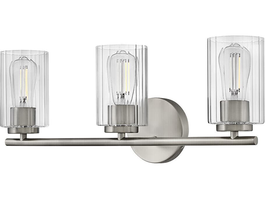 Lark Living Leta 3-Light Brushed Nickel Vanity Light