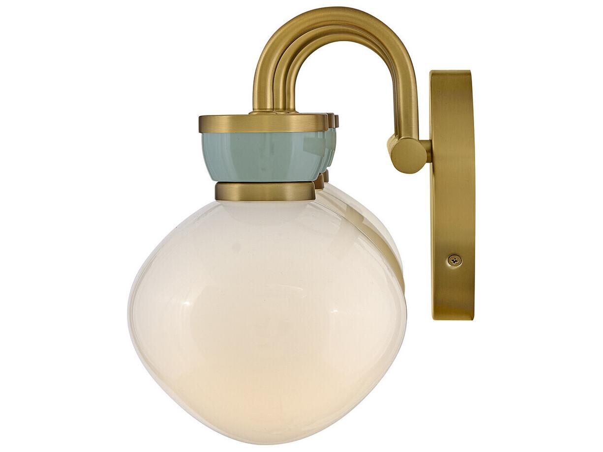 Lark Living Lucy 3-Light Lacquered Brass Seafoam Vanity Light