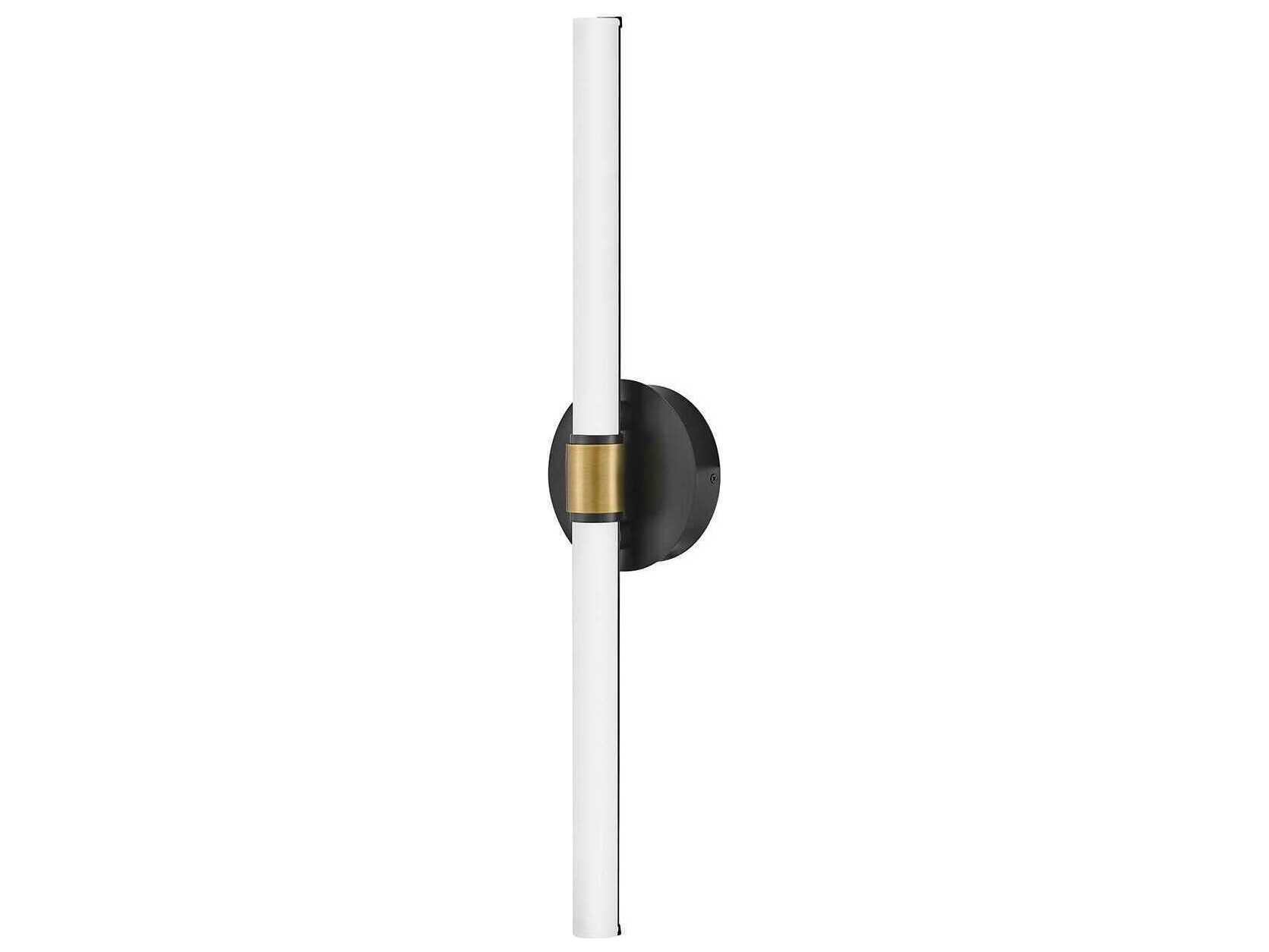 Lark Living Kai Black Lacquered Brass Vanity Light