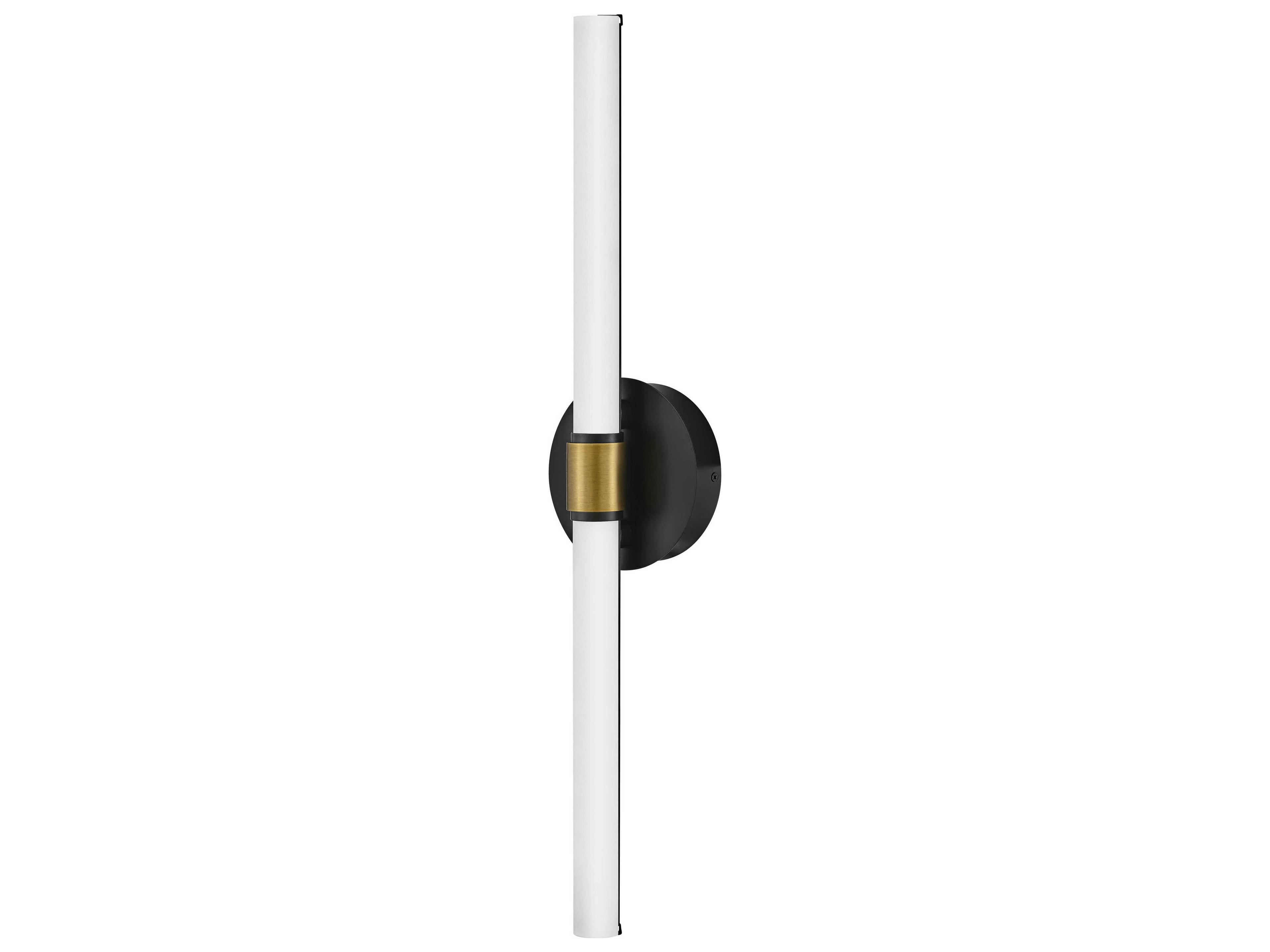 Lark Living Kai Black Lacquered Brass Vanity Light