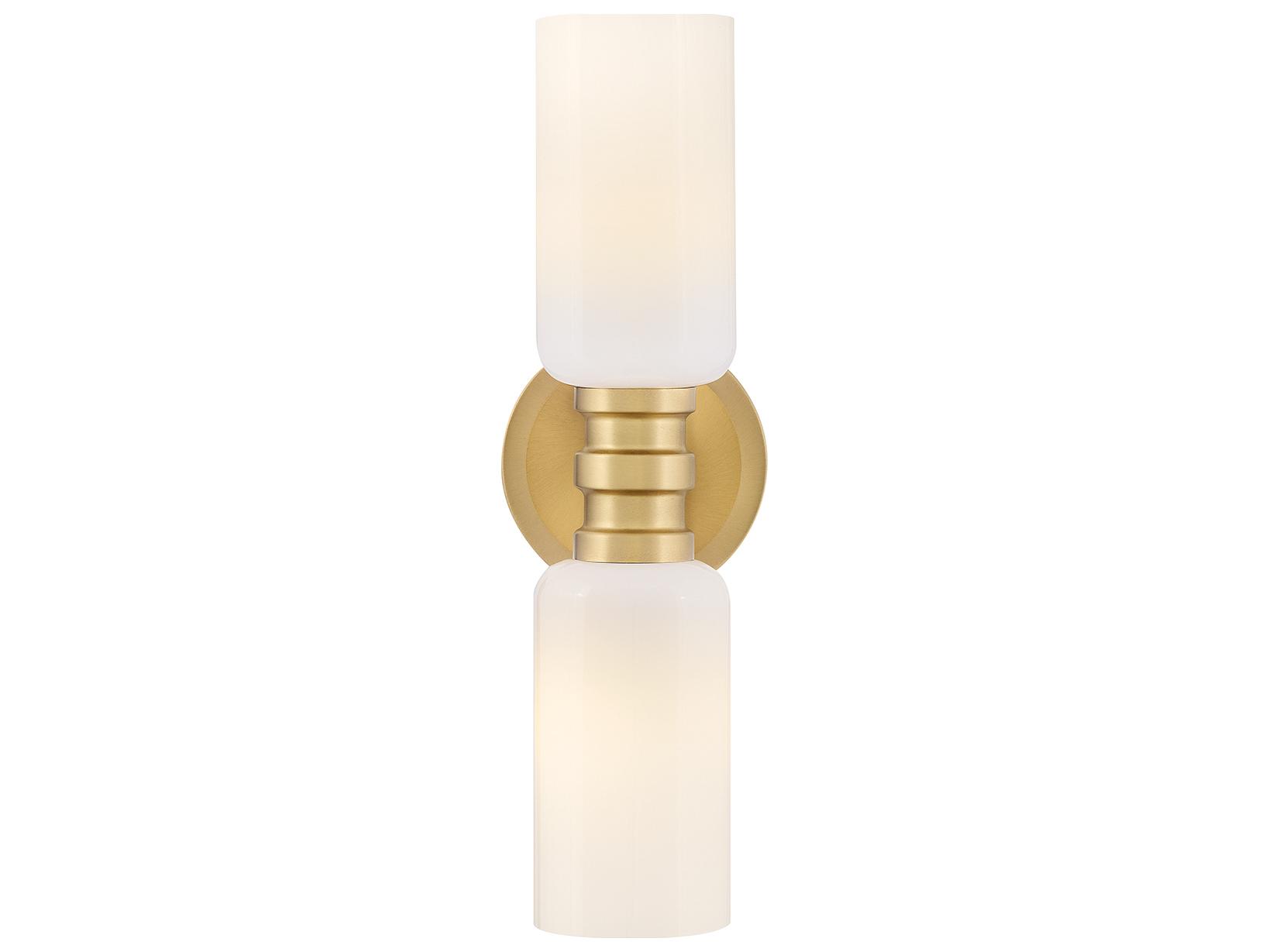 Lark Living Naomi 2-Light Lacquered Brass Wall Sconce