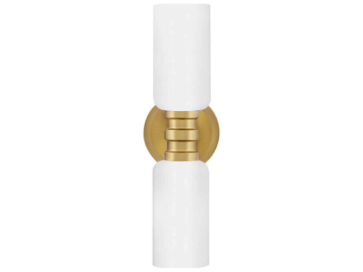 Lark Living Naomi 2-Light Lacquered Brass Wall Sconce