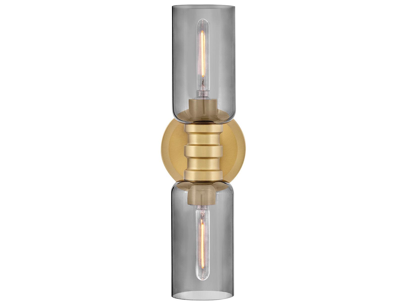 Lark Living Naomi 2-Light Lacquered Brass Wall Sconce
