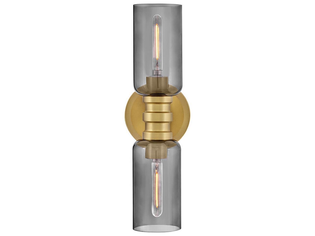 Lark Living Naomi 2-Light Lacquered Brass Wall Sconce