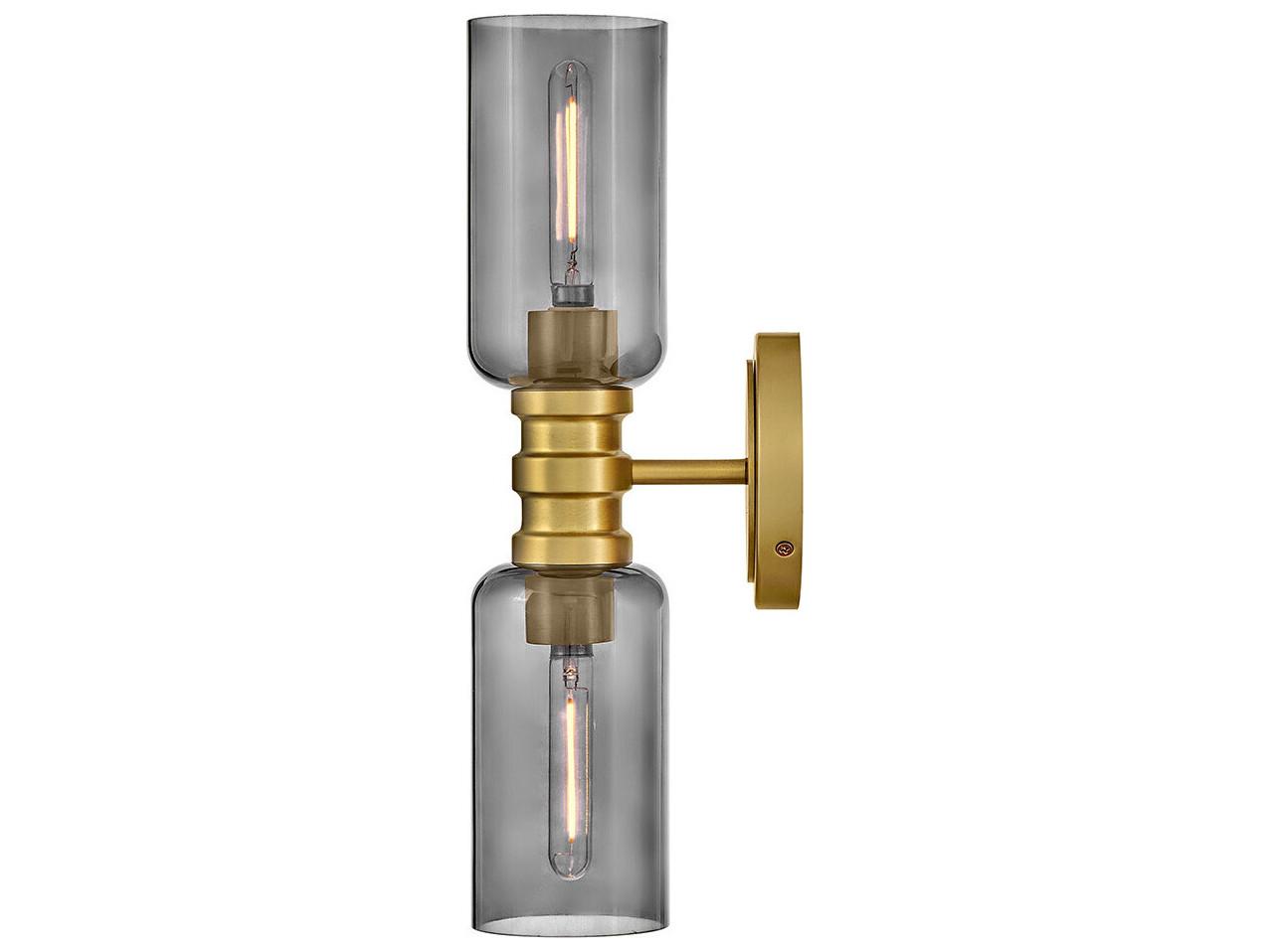 Lark Living Naomi 2-Light Lacquered Brass Wall Sconce