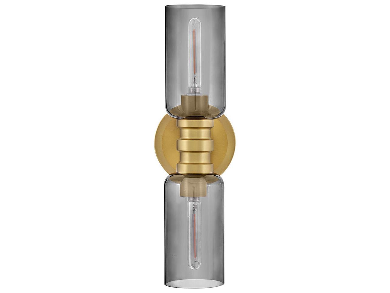 Lark Living Naomi 2-Light Lacquered Brass Wall Sconce