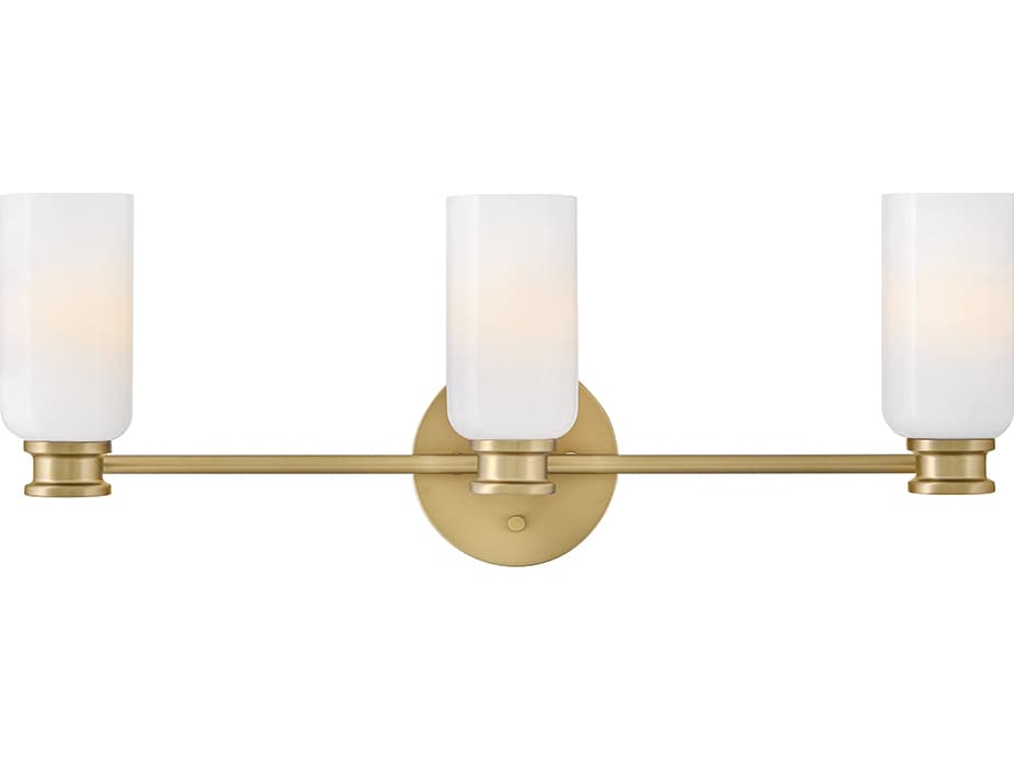 Lark Living Naomi 3-Light Lacquered Brass Vanity Light