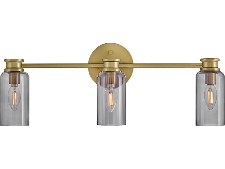 Lark Living Naomi 3-Light Lacquered Brass Vanity Light