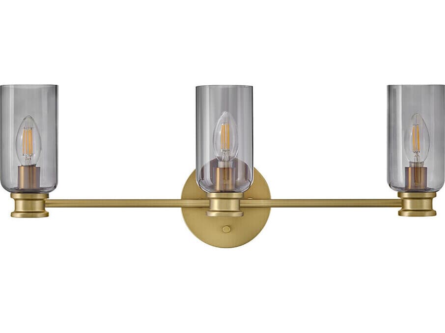 Lark Living Naomi 3-Light Lacquered Brass Vanity Light
