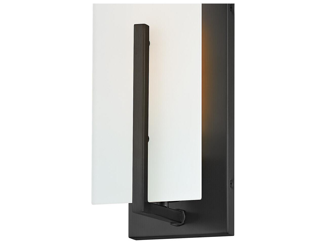 Lark Living Roman 1-Light Black Wall Sconce