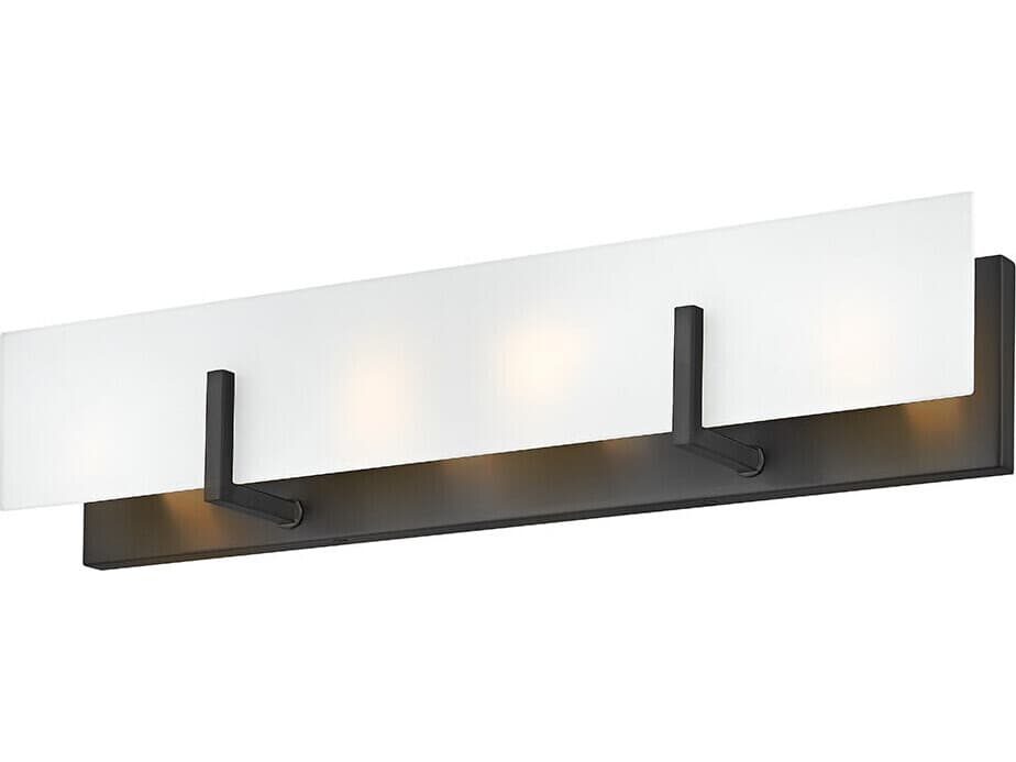 Lark Living Roman 4-Light Black Vanity Light