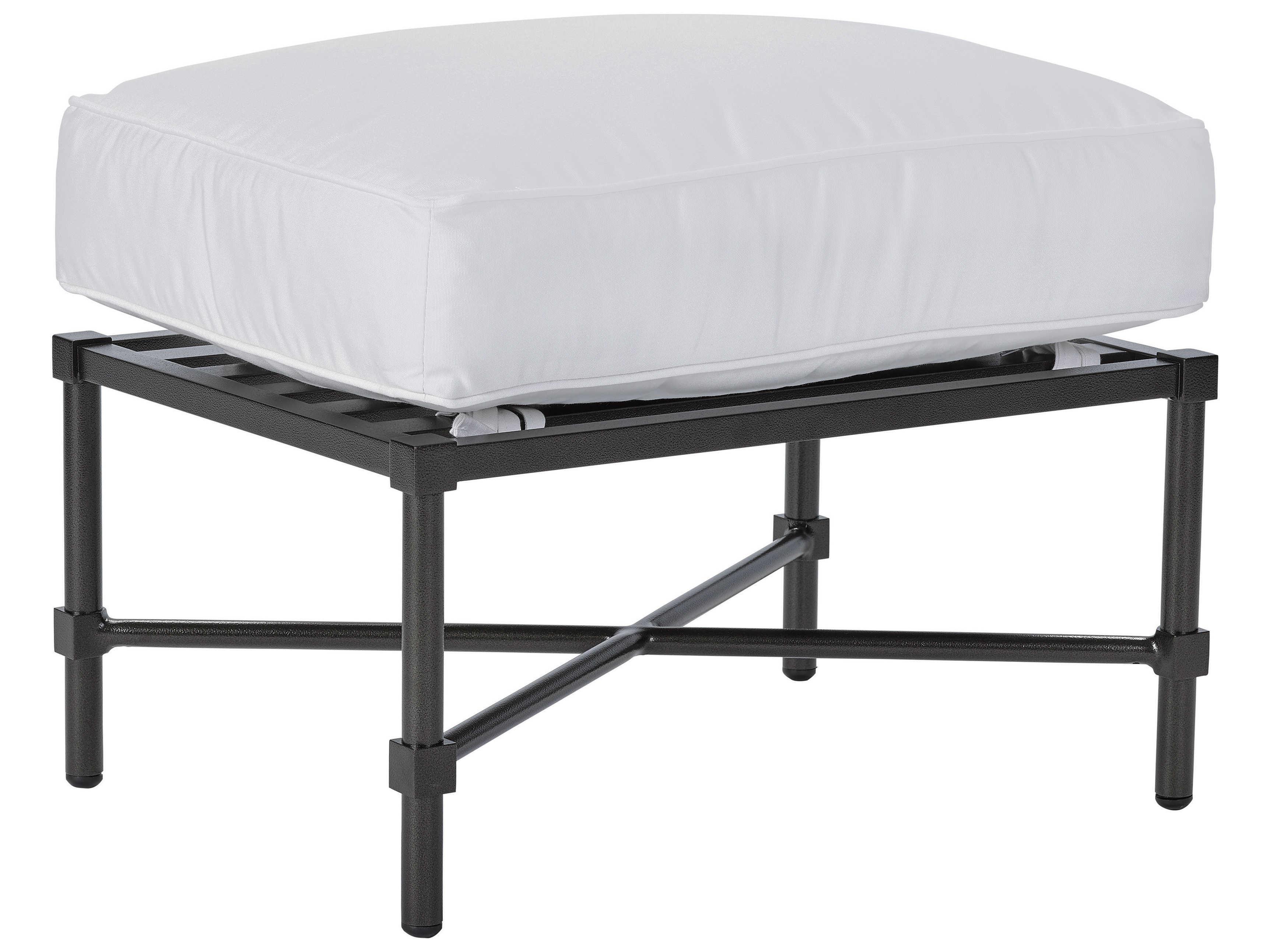 Lane Venture Langham Dark Bronze Aluminum Outdoor Ottoman