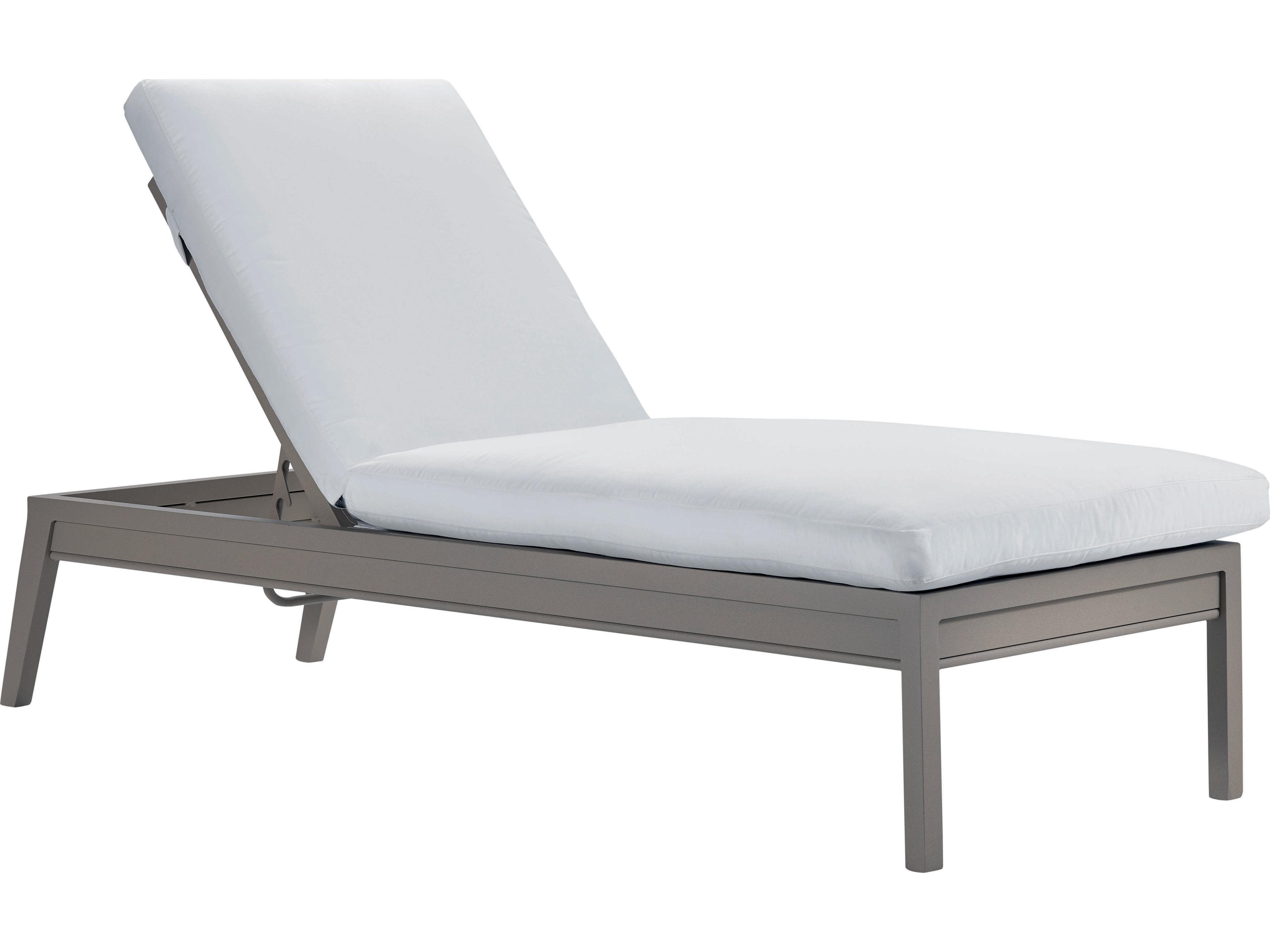 Lane Venture Santa Rosa Cushion Aluminum Adjustable Outdoor Chaise Lounge