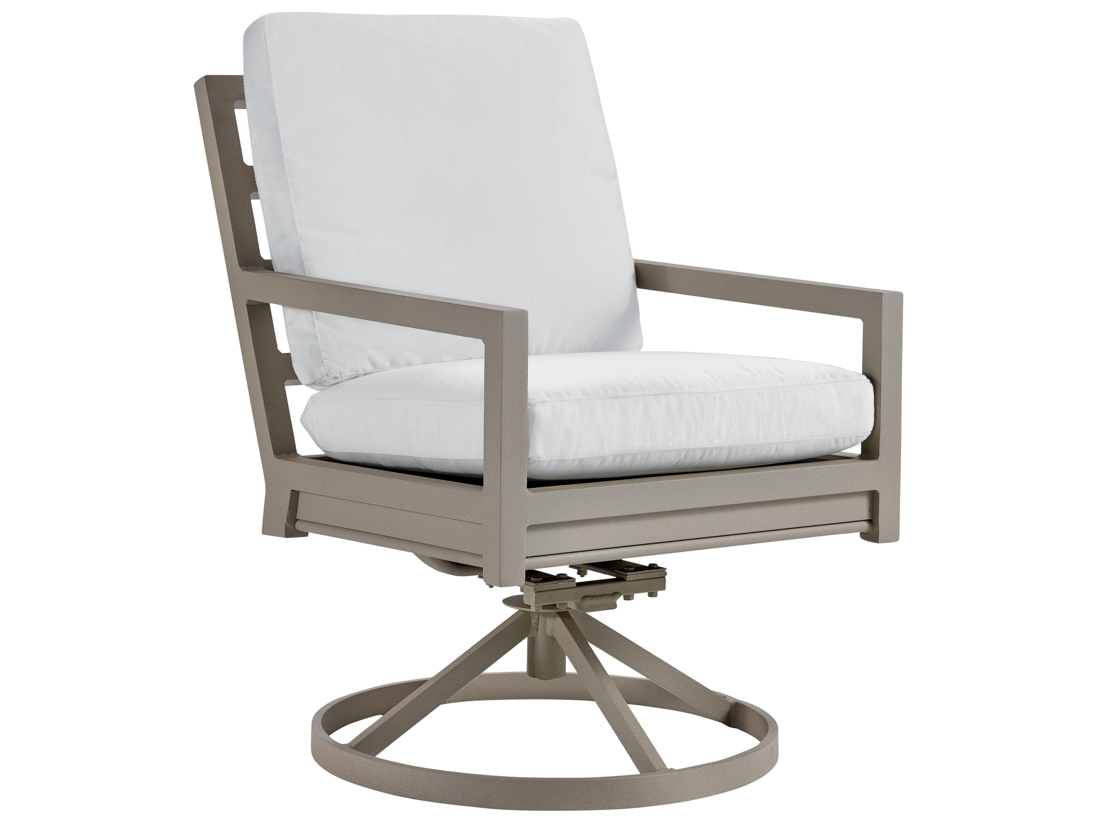 Lane Venture Santa Rosa Cushion Aluminum Swivel Tilt Patio Dining Arm Chair