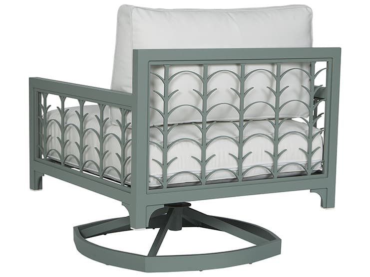 Lane Venture Tracery by Celerie Kemble Aluminum Swivel Rocker Lounge Chair