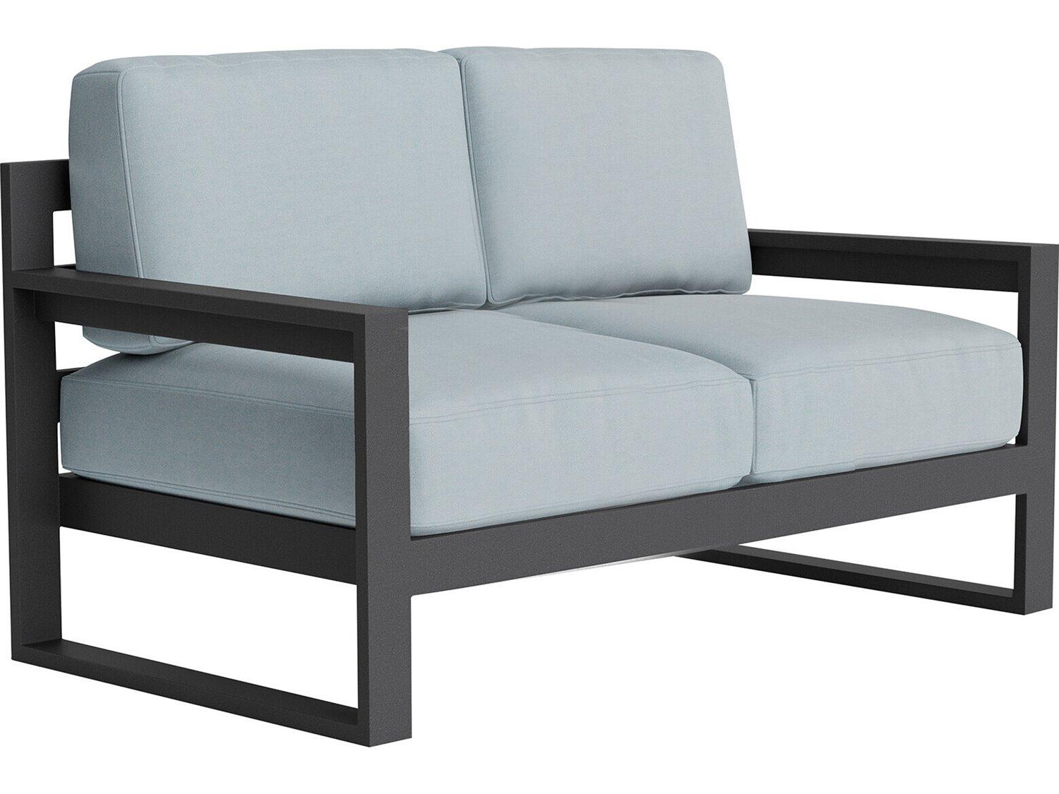 Lane Venture Bonavista Loveseat in Track Arm