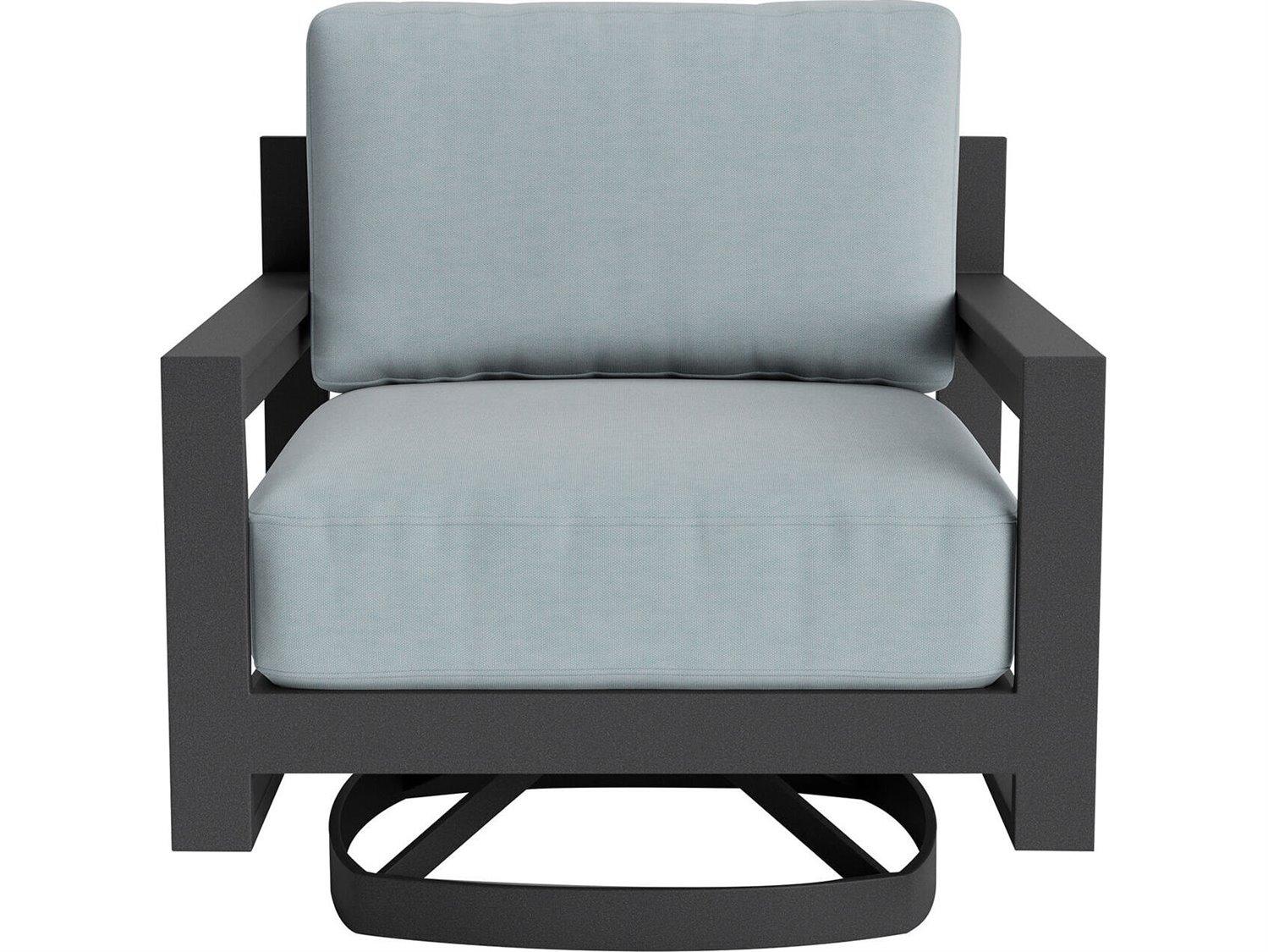 Lane Venture Bonavista Swivel Rocker Lounge Chair in Track Arm