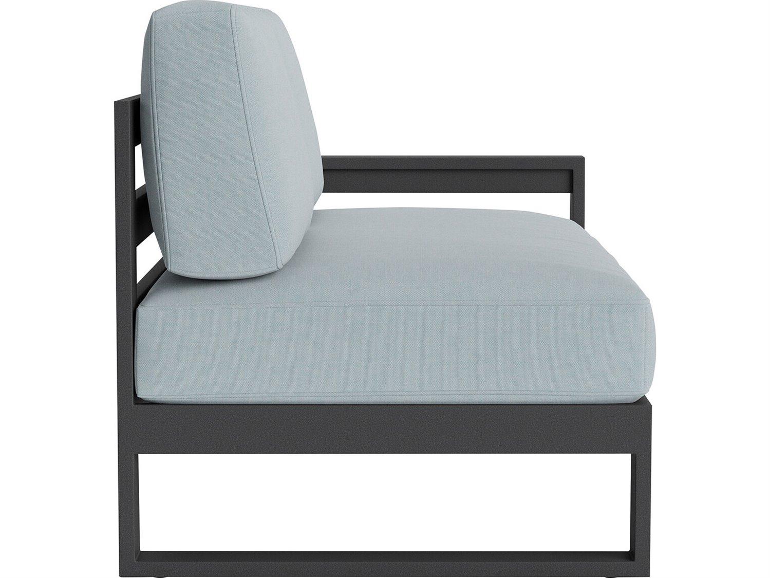 Lane Venture Bonavista Right Face One Arm Loveseat in Slope Arm