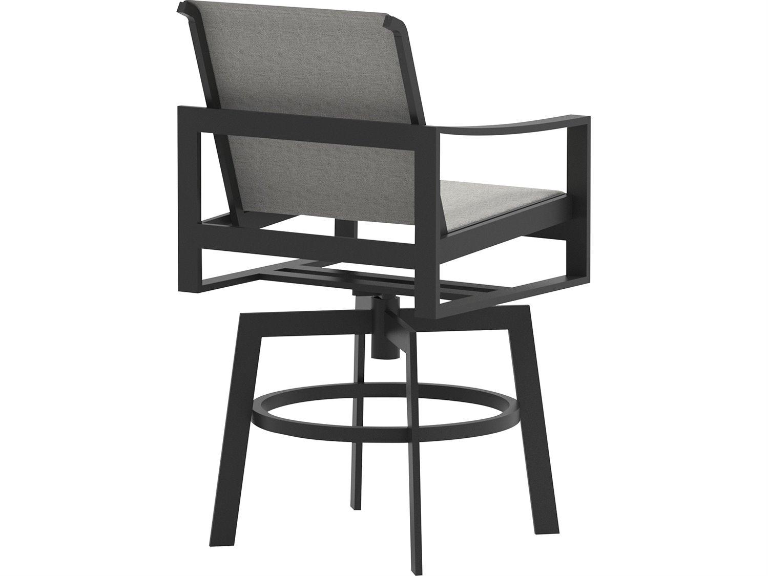 Lane Venture Bonavista Sling Swivel Counter Stool in Slope Arm