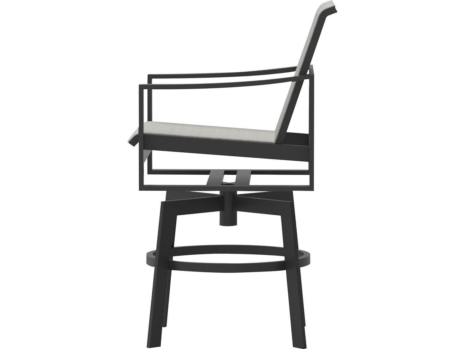 Lane Venture Bonavista Sling Swivel Counter Stool in Slope Arm