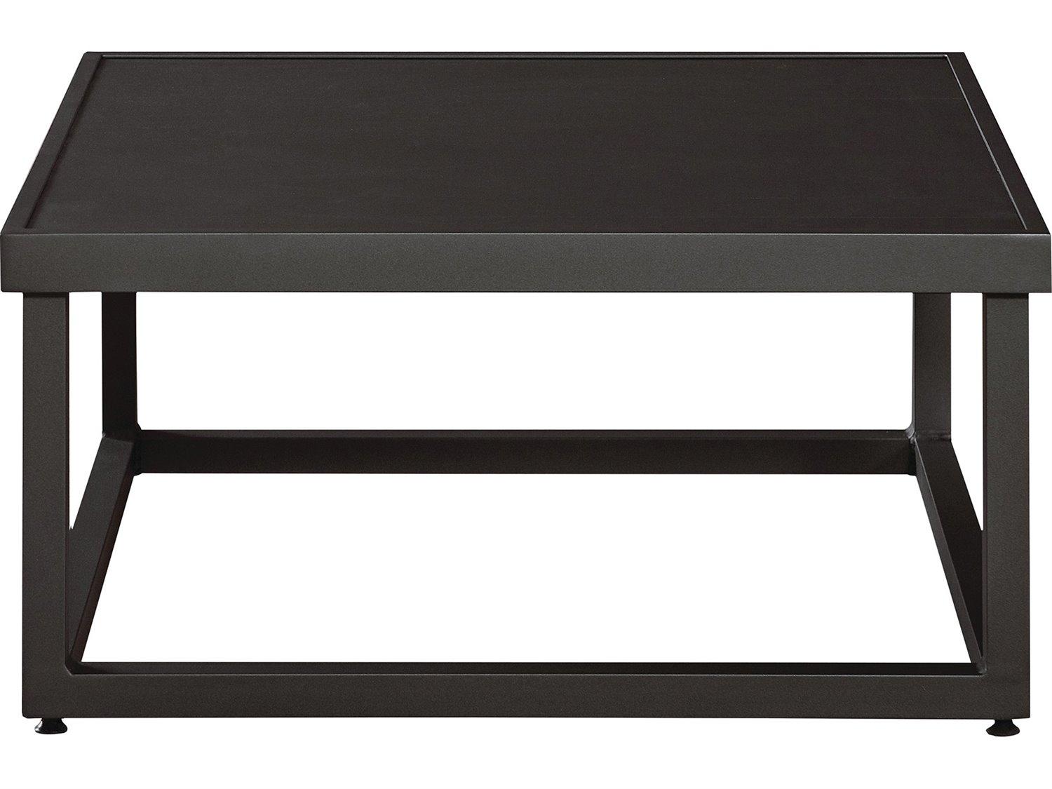 Lane Venture Bonavista Aluminum Square Cocktail Table - Slat Top