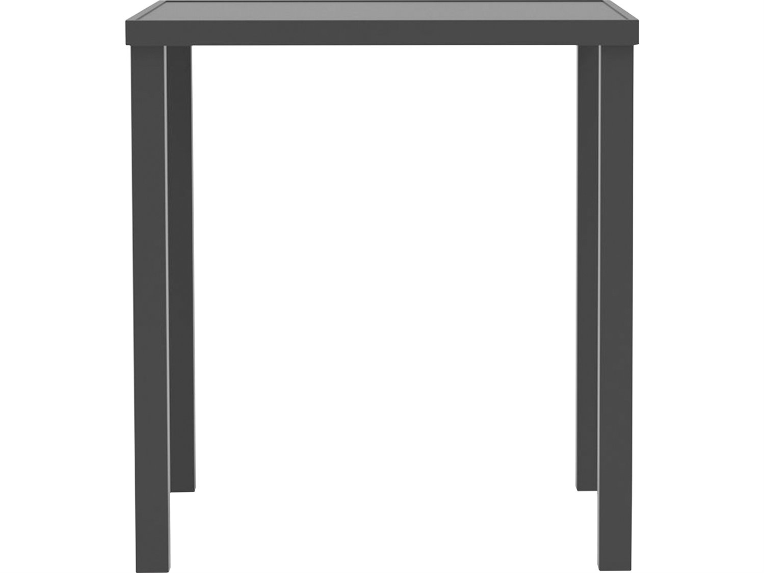 Lane Venture Bonavista Aluminum 38" Bar Table- Slat Top