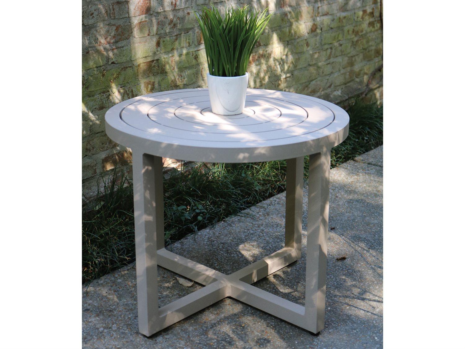 Lane Venture Contempo Aluminum Round Patio End Table