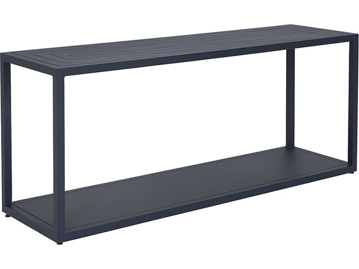 Lane Venture Contempo Aluminum Rectangular Console Table