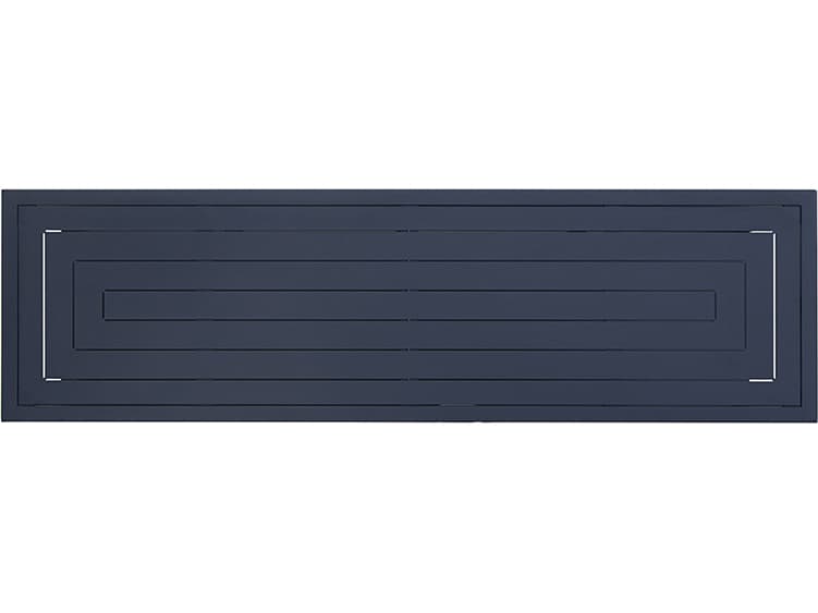 Lane Venture Contempo Aluminum Rectangular Console Table