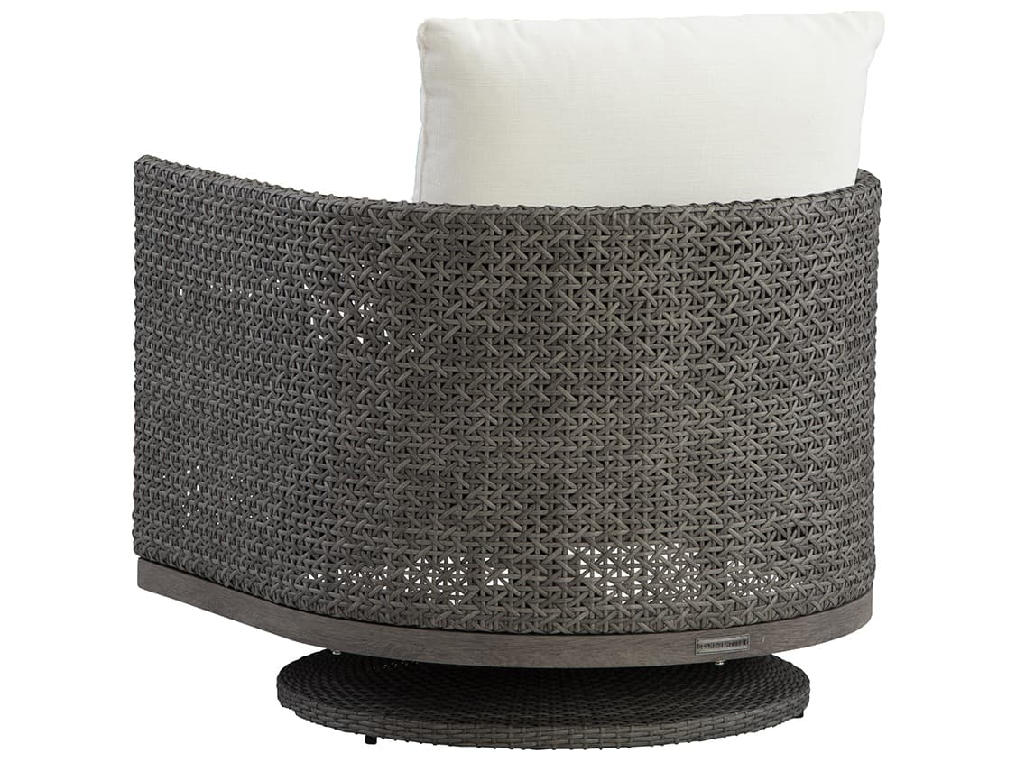 Lane Venture Lenox Hill Wicker Swivel Rocker Outdoor Lounge Chair