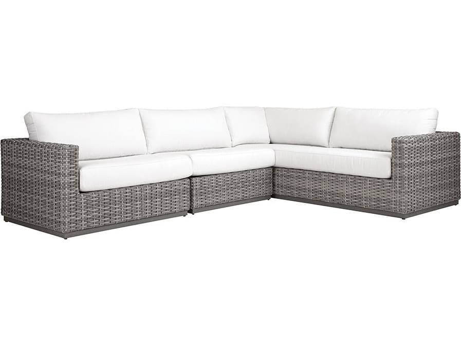 Lane Venture Hyannis Wicker RAF Return Sofa
