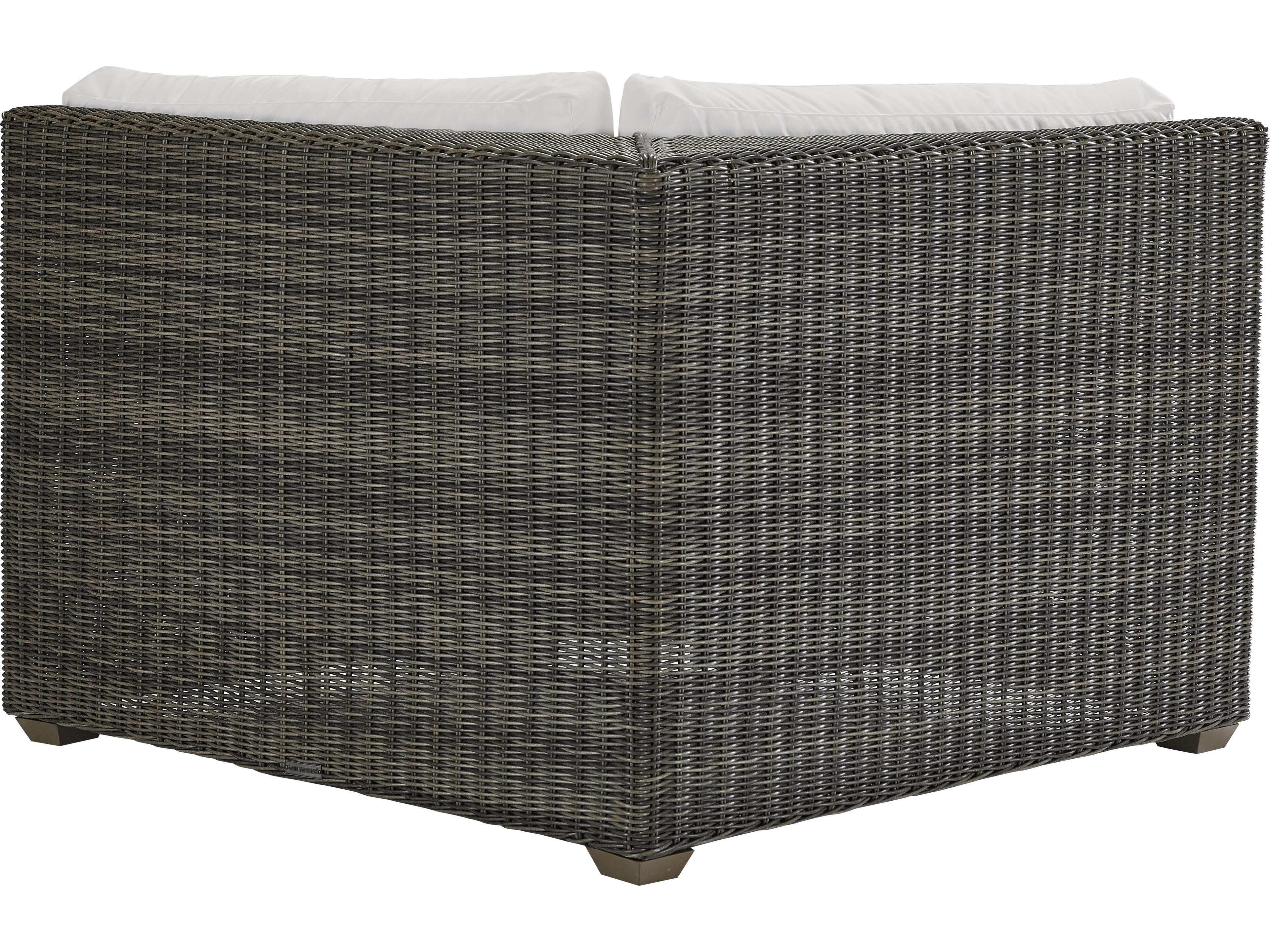 Lane Venture Oasis Wicker Corner Wedge Patio Lounge Chair