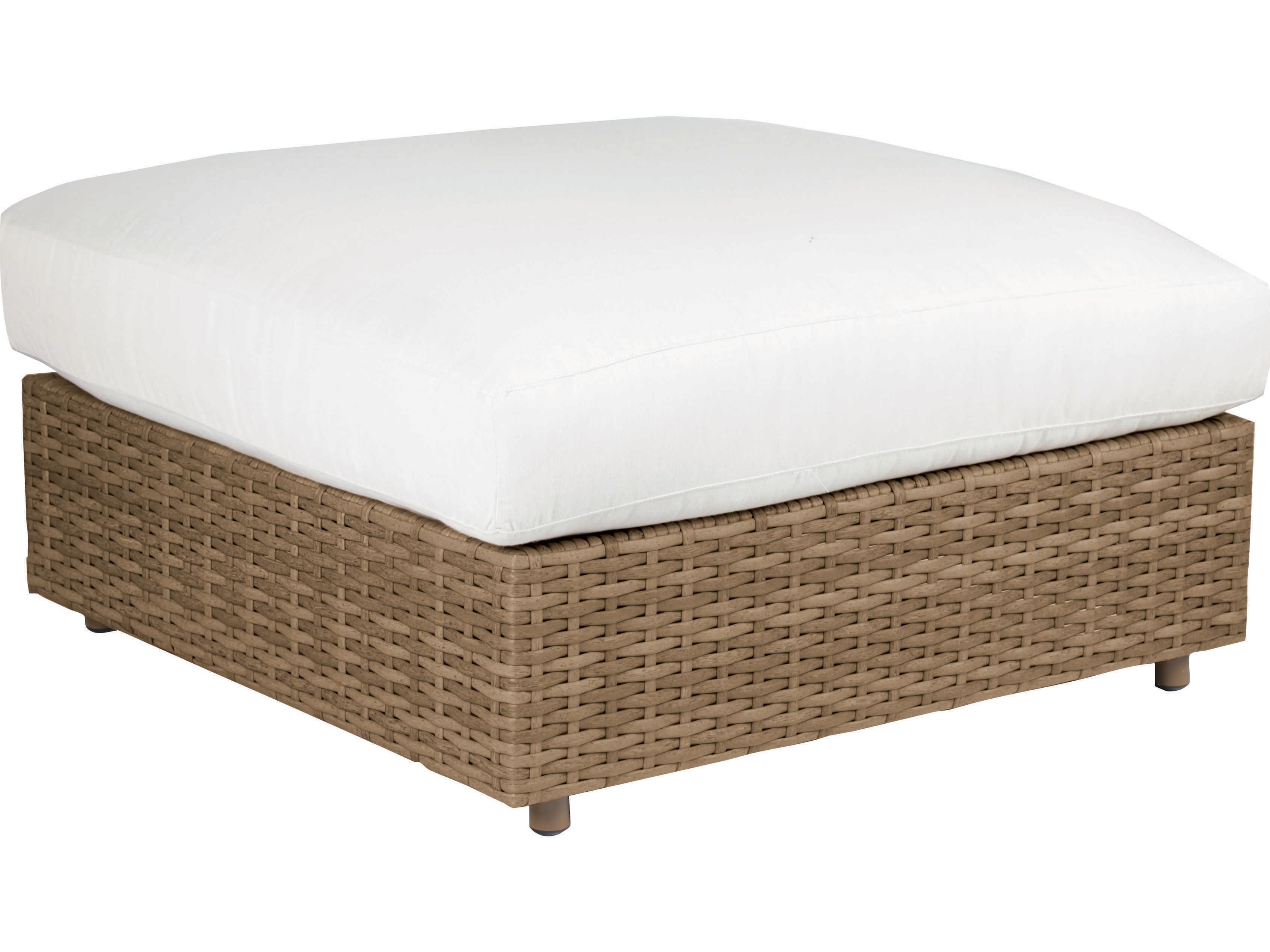 Lane Venture Campbell Barley Wicker Outdoor Ottoman