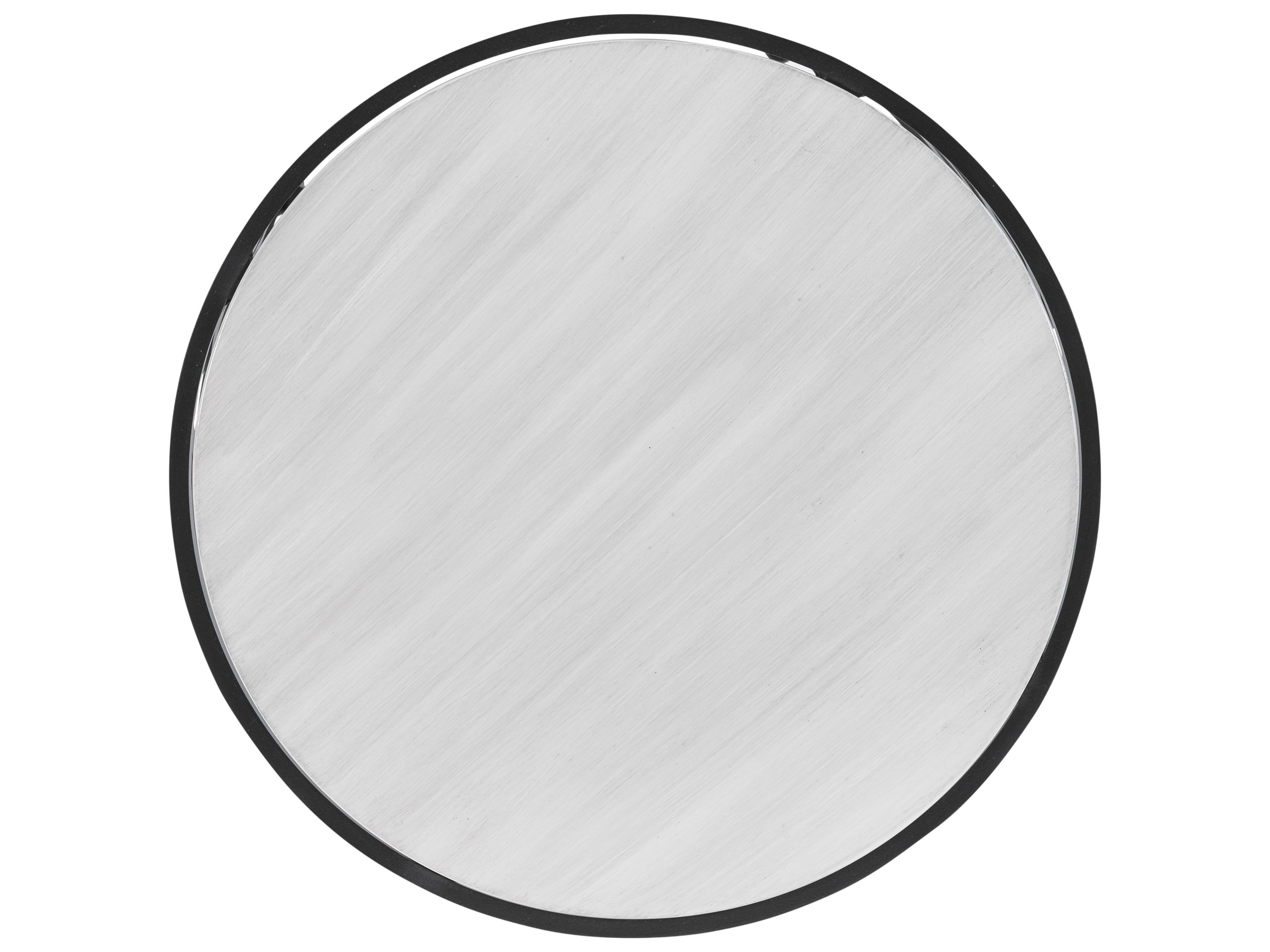 Lane Venture Hemingway Plantation Black Truffle Cast Aluminum Round Accent Table