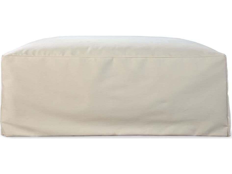 Lane Venture Elena Fabric Cushion 48'' Square Coffee Outdoor Patio Ottoman