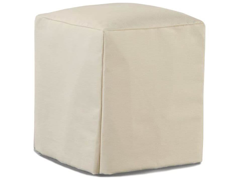 Lane Venture Elena Fabric Cushion Square Patio Ottoman
