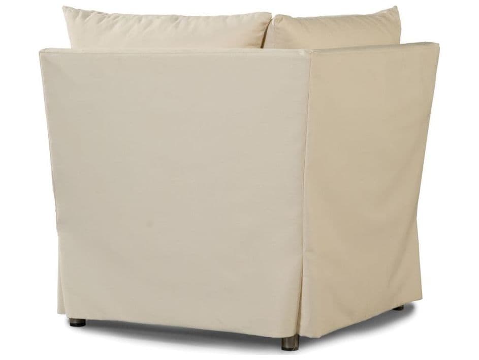 Lane Venture Elena Fabric Cushion Corner Outdoor Patio Lounge Chair