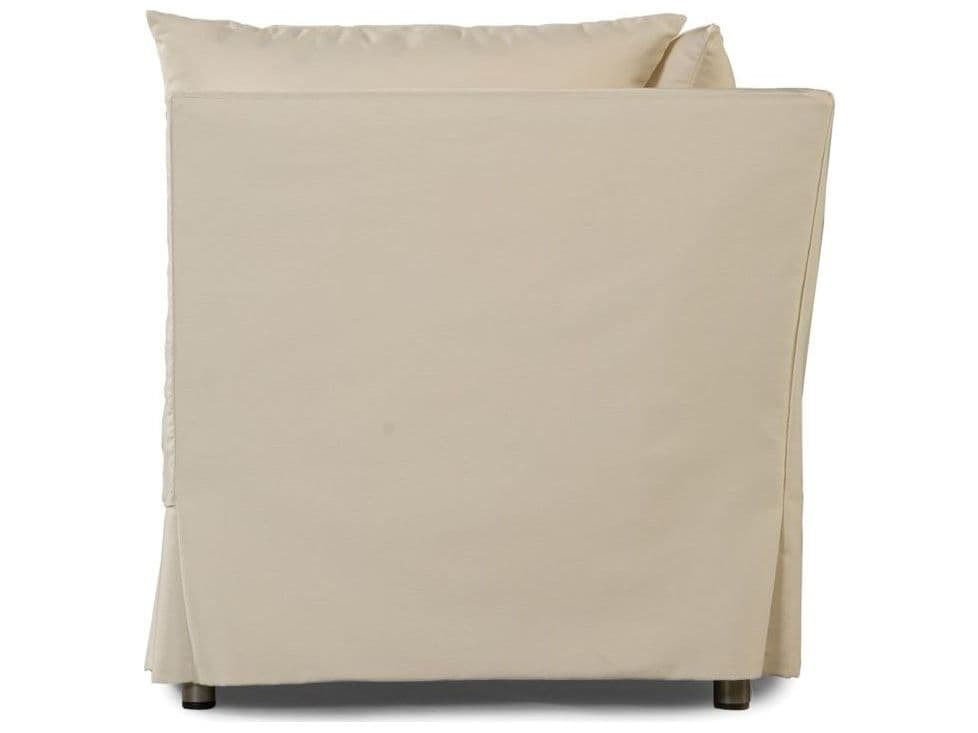 Lane Venture Elena Fabric Cushion Corner Outdoor Patio Lounge Chair