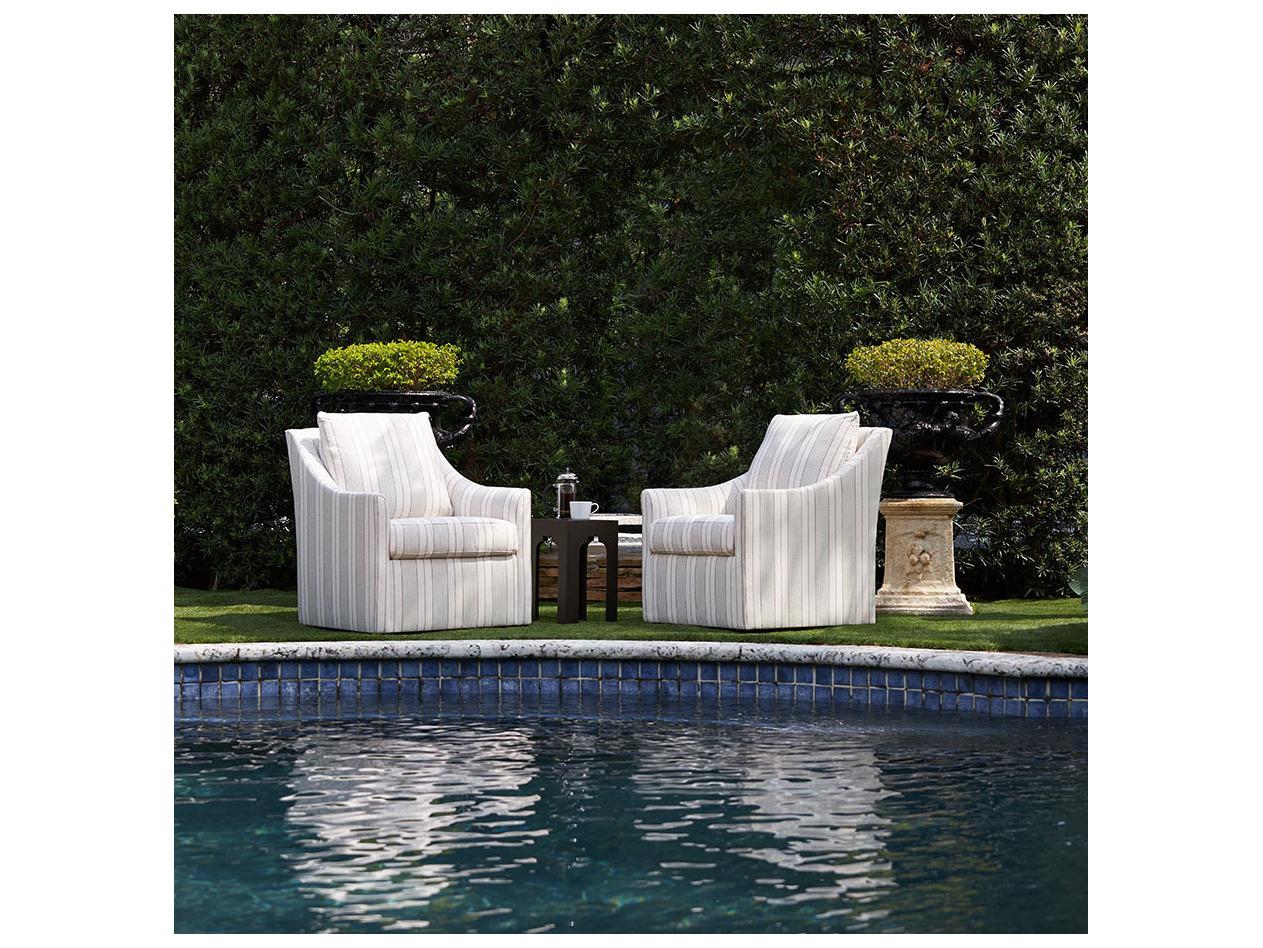 Lane Venture Fielding Upholstered Swivel Lounge Chair