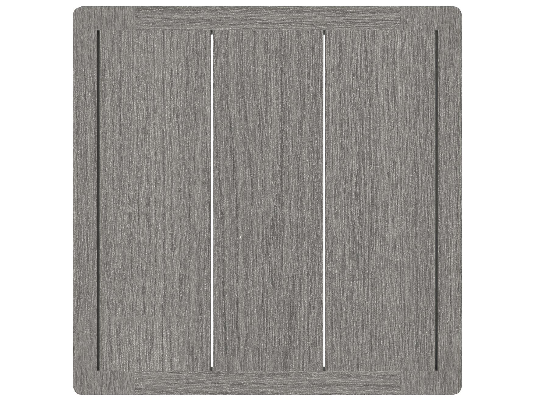 Lane Venture Avila Teak Paloma Grey Square Outdoor Patio End Table