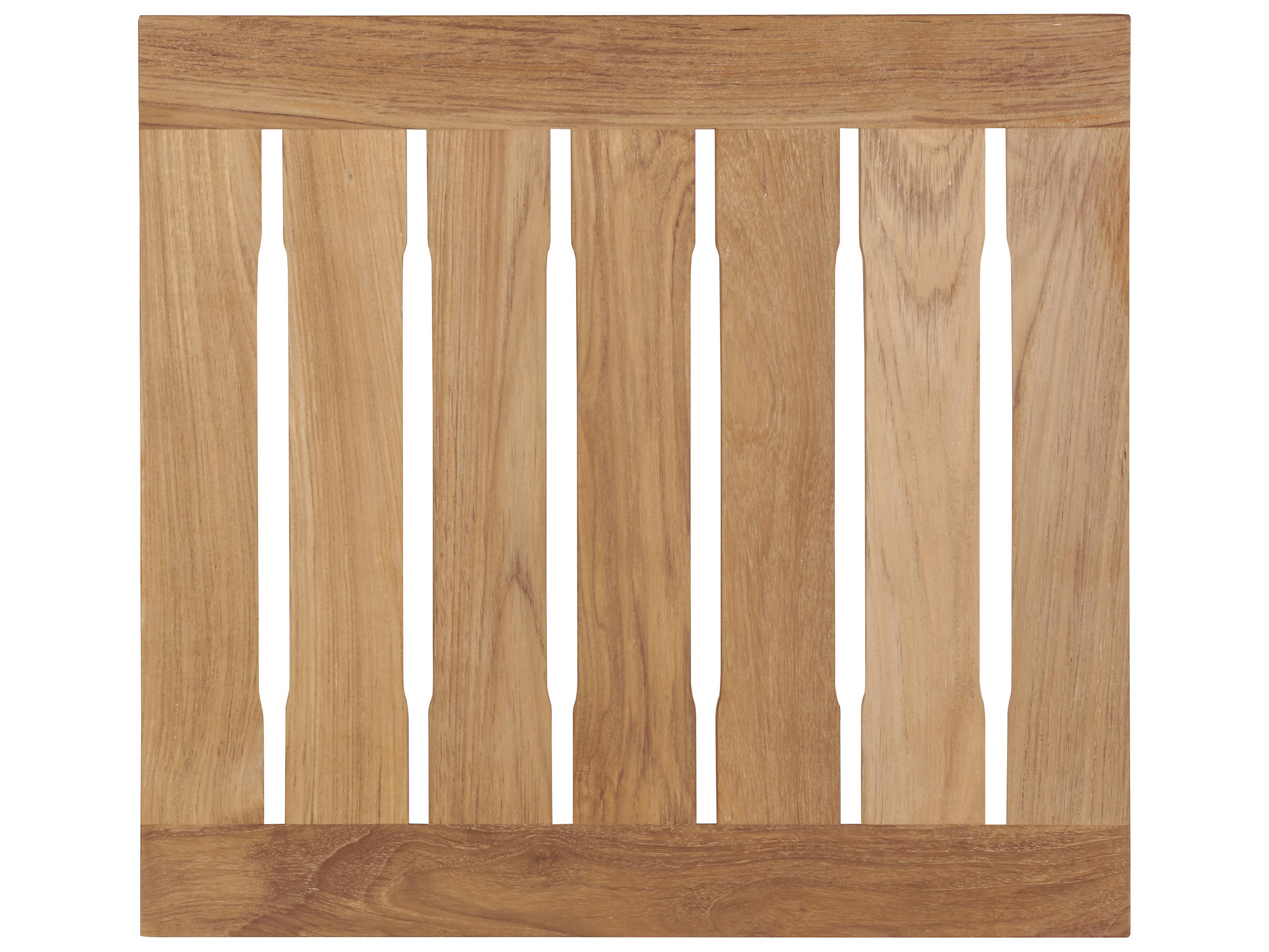 Lane Venture Edgewood Teak Rectangular Patio End Table