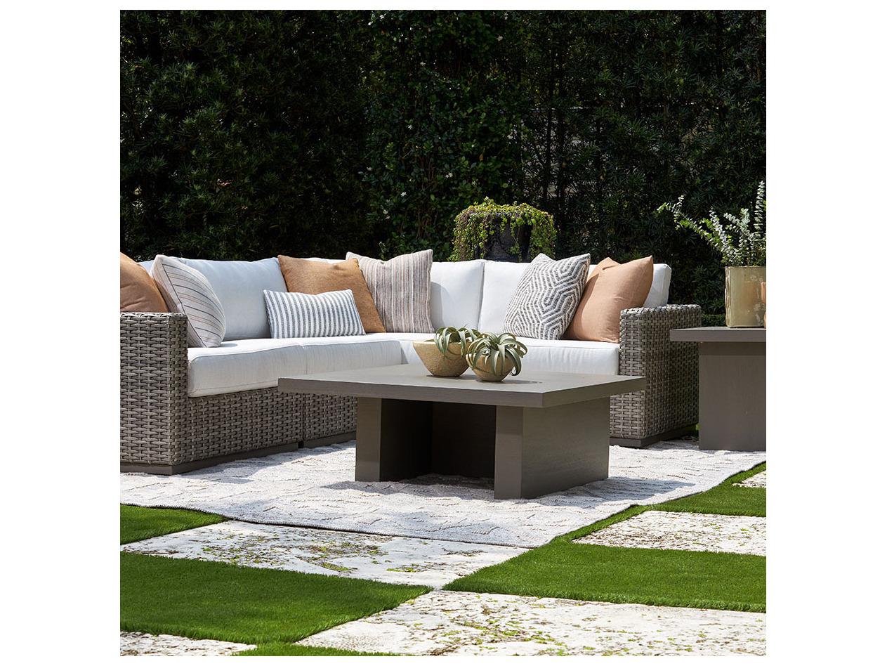 Lane Venture Hyannis Aluminum Square Coffee Table