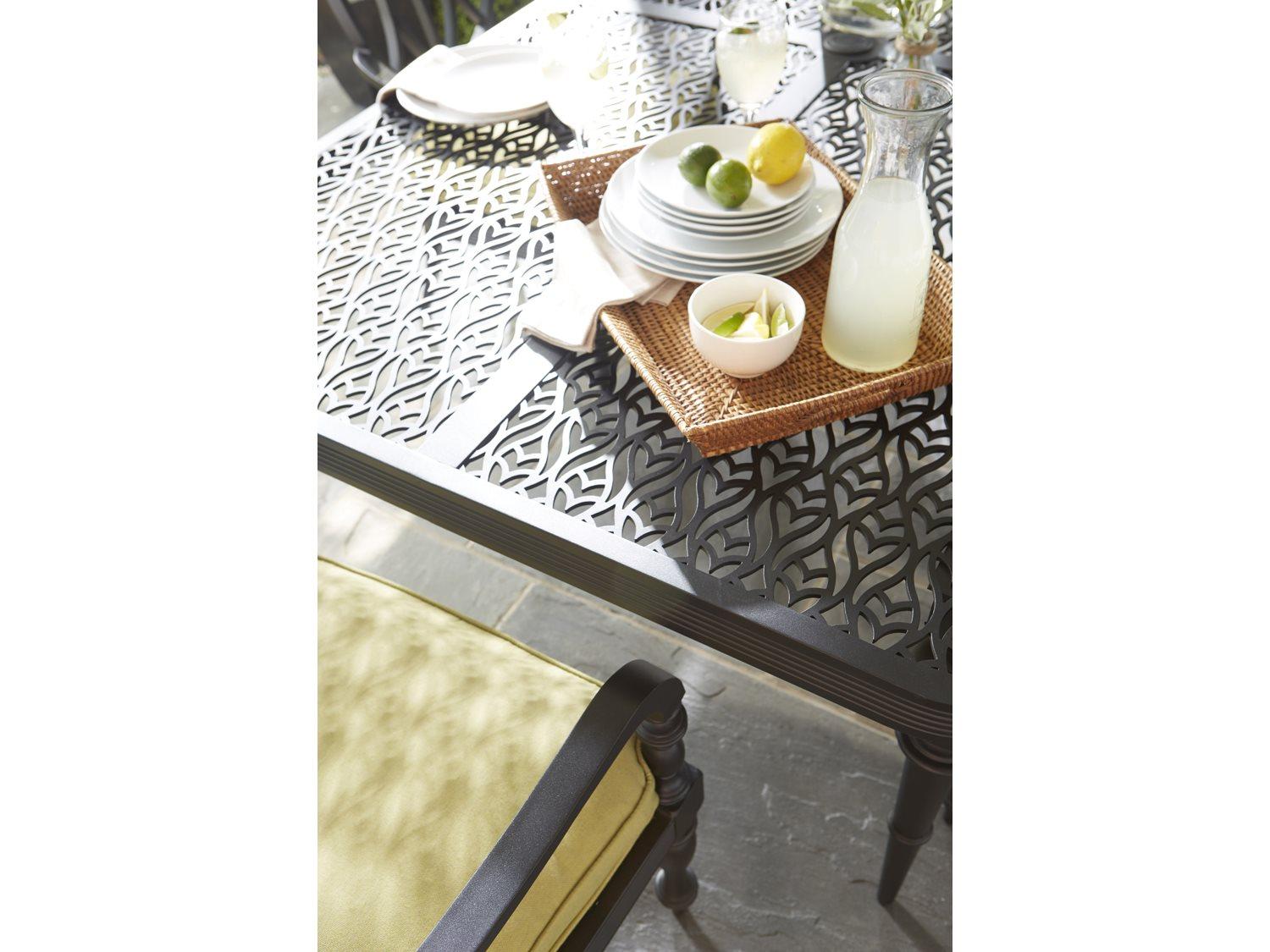 Lane Venture Hemingway Plantation Cast Aluminum Outdoor Patio Dining Set