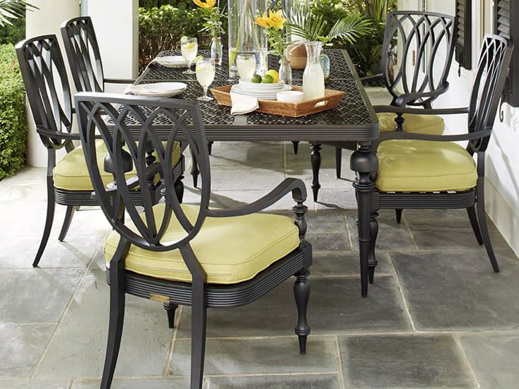 Lane Venture Hemingway Plantation Cast Aluminum Outdoor Dining Set