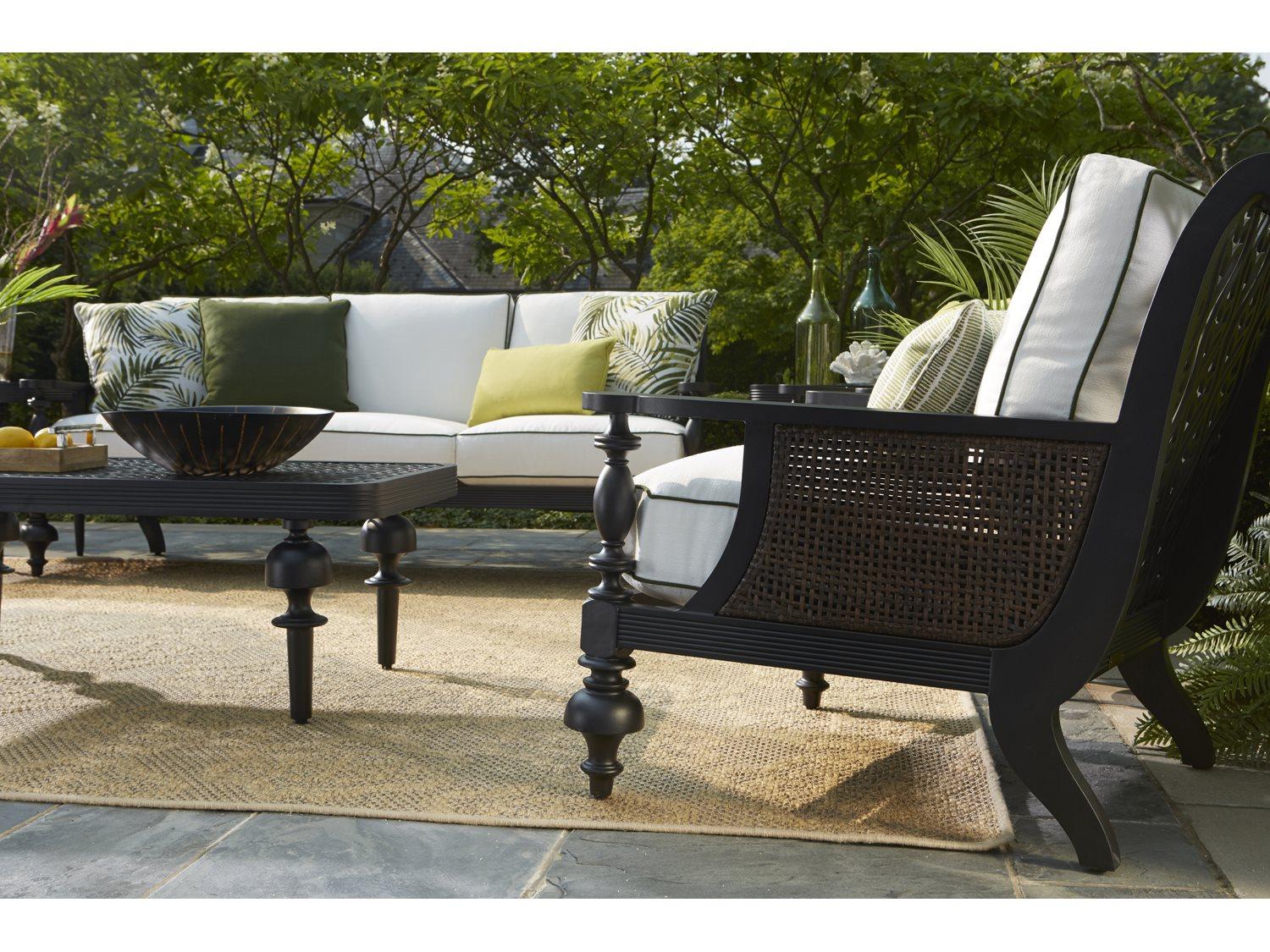 Lane Venture Hemingway Plantation Cast Aluminum Outdoor Patio Lounge Set
